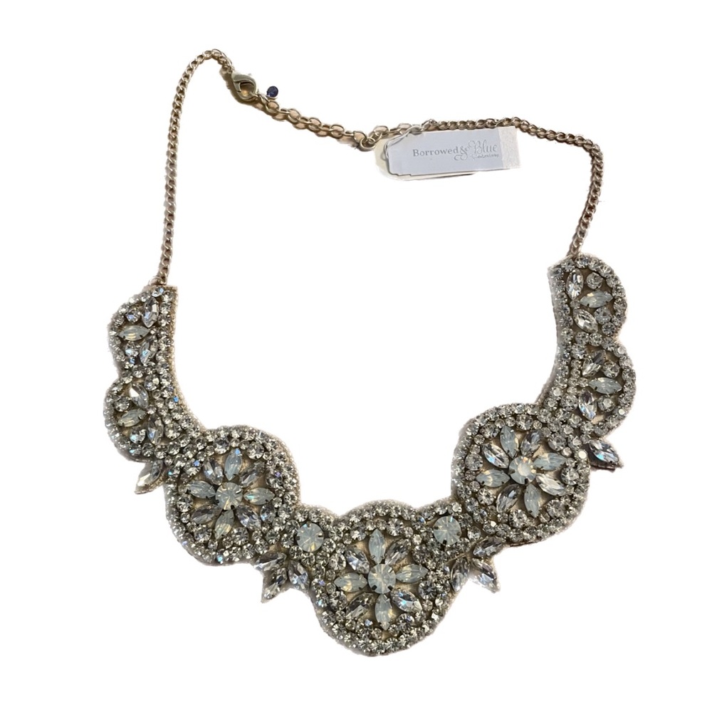 NWT! Borrowed & Blue by Southern Living Embellished Bib Statement Necklace